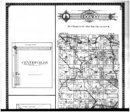 Ridgeway Township, Centerville, Moscow, Jonesdale - Above, Iowa County 1915